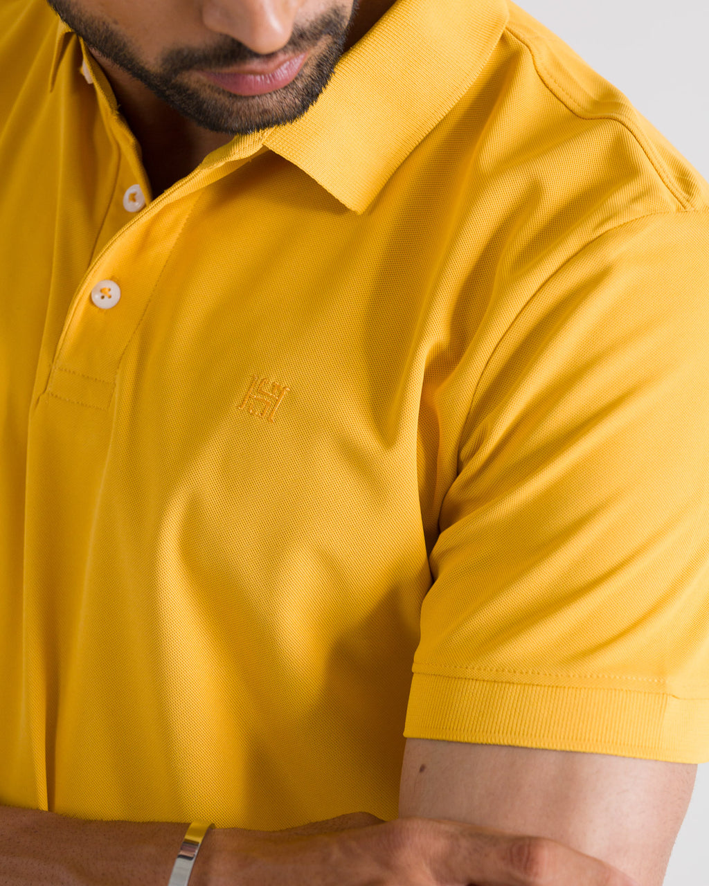 Yellow Polo Look