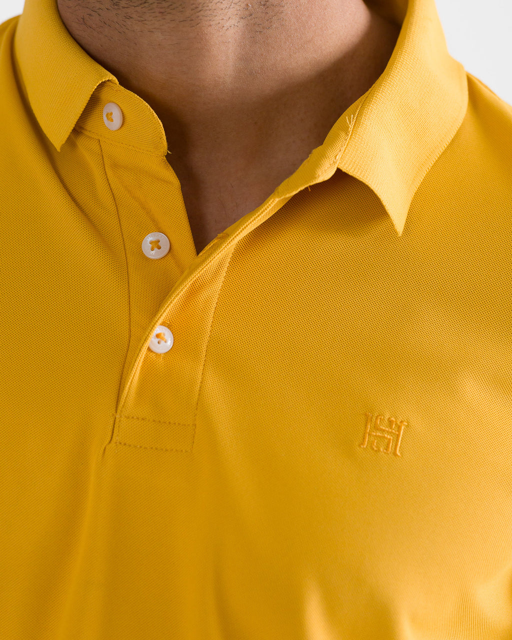 Yellow Polo Look