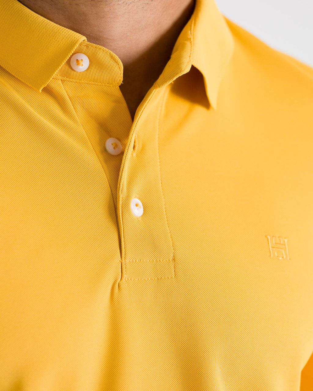 Yellow Polo Look
