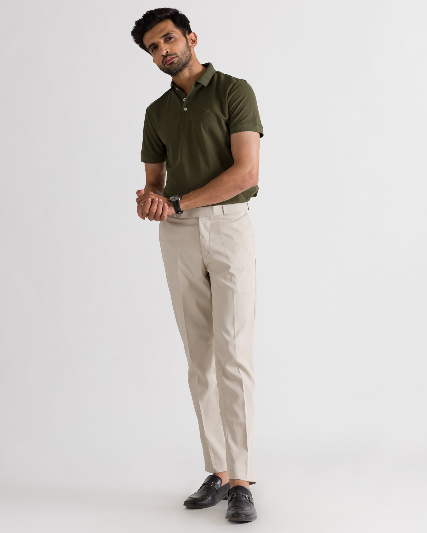 Olive Polo Look