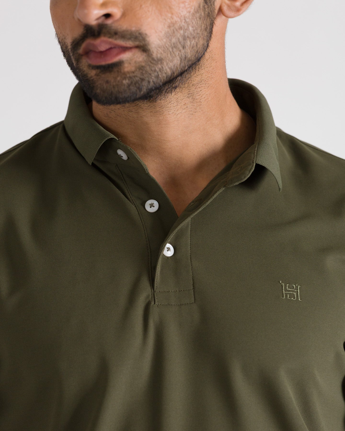 Olive Polo Look