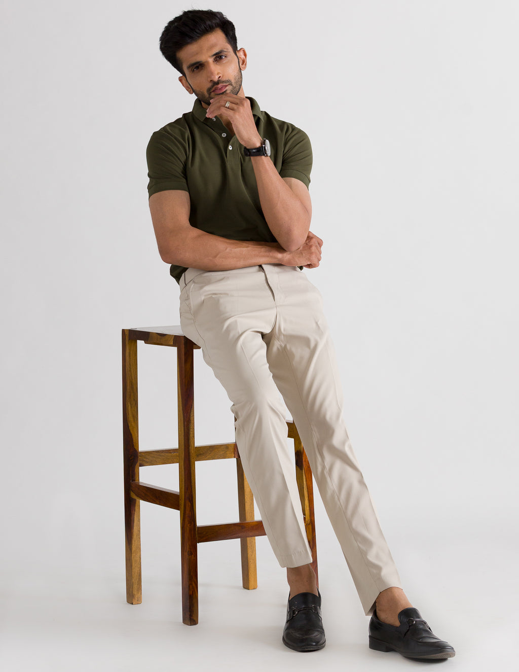 Olive Polo Look