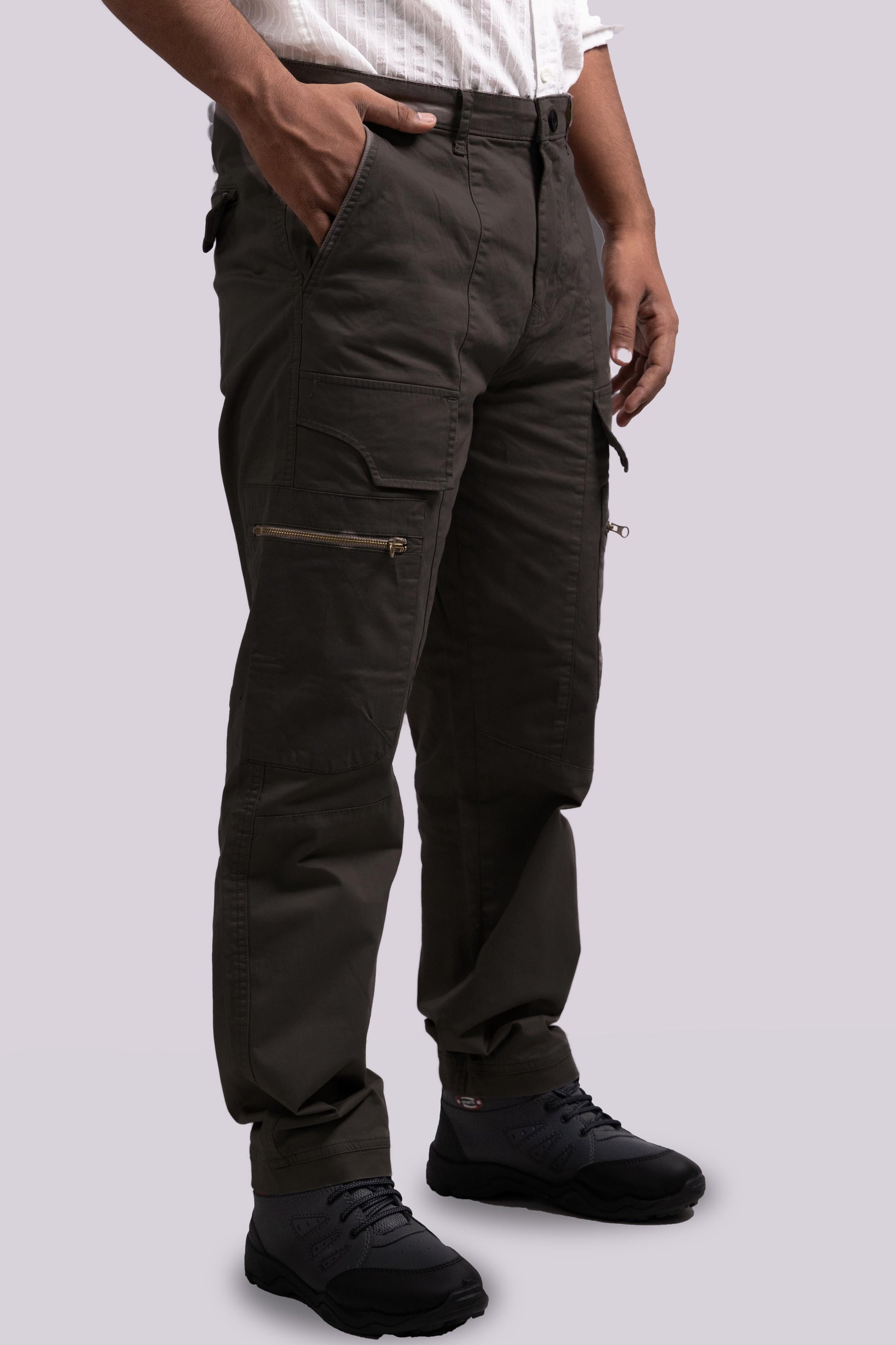 Light Black Urban Cargo Pants