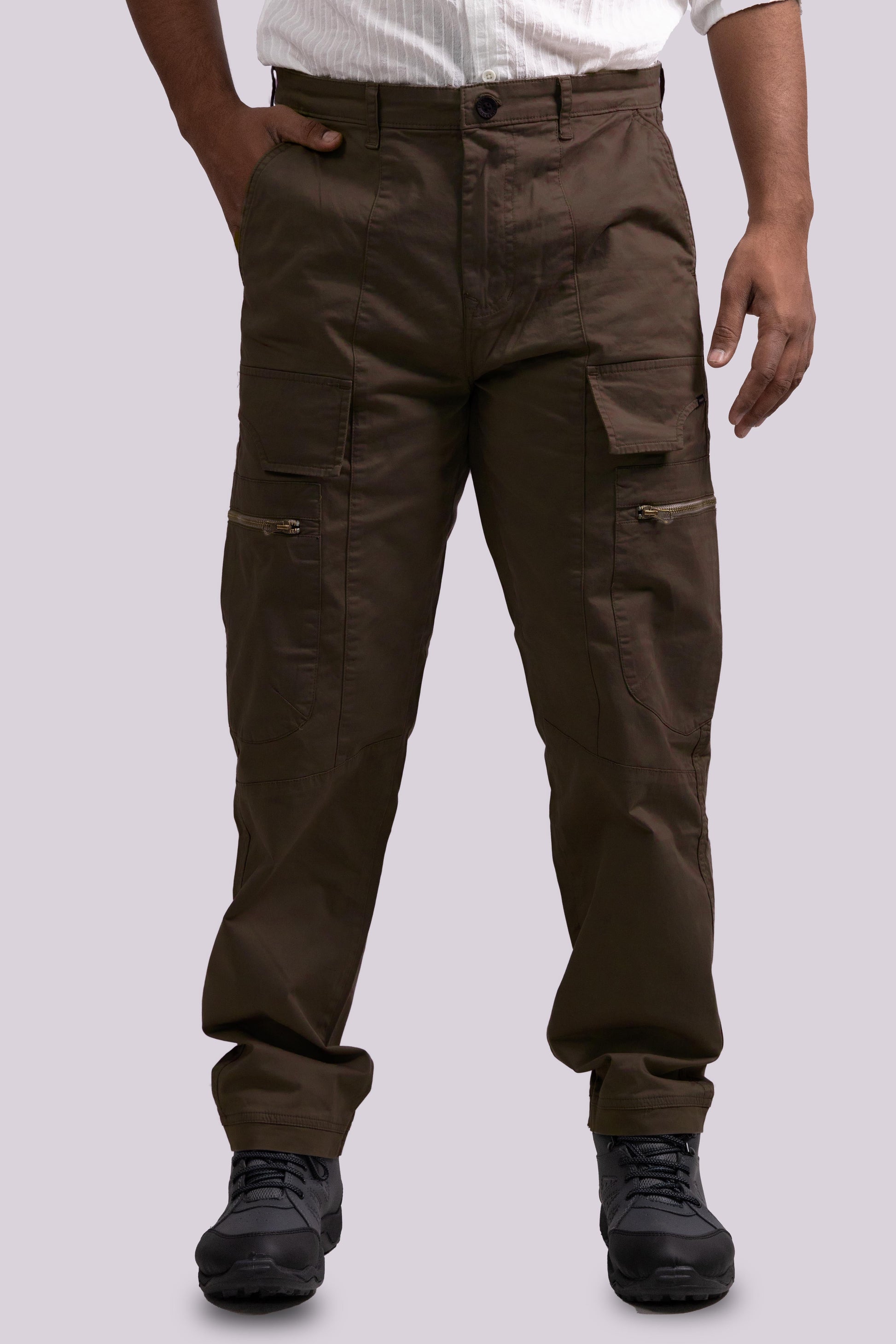 Dark Brown All-Season Cargo Pants