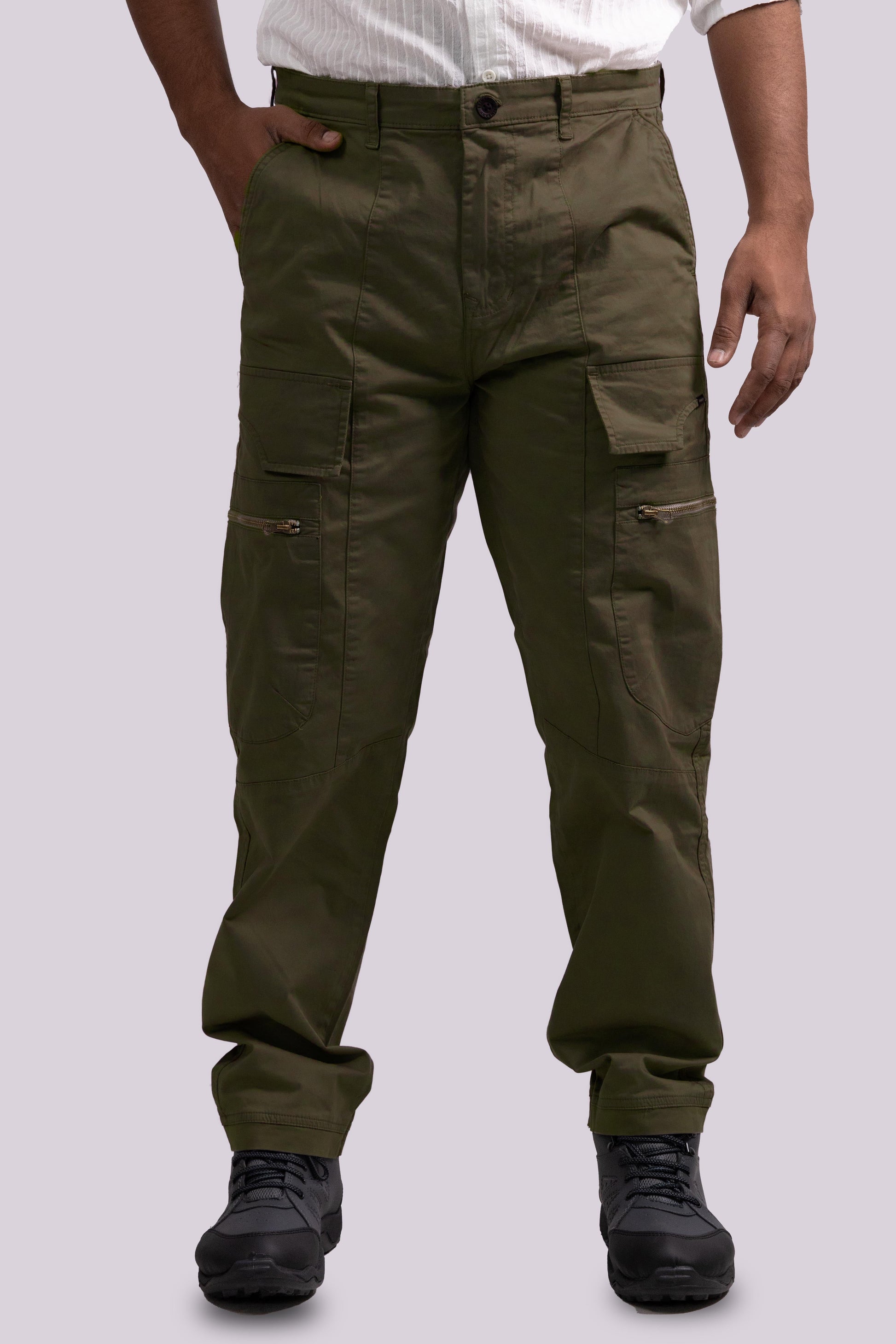 Rugged Expedition Brown Cargo Pants