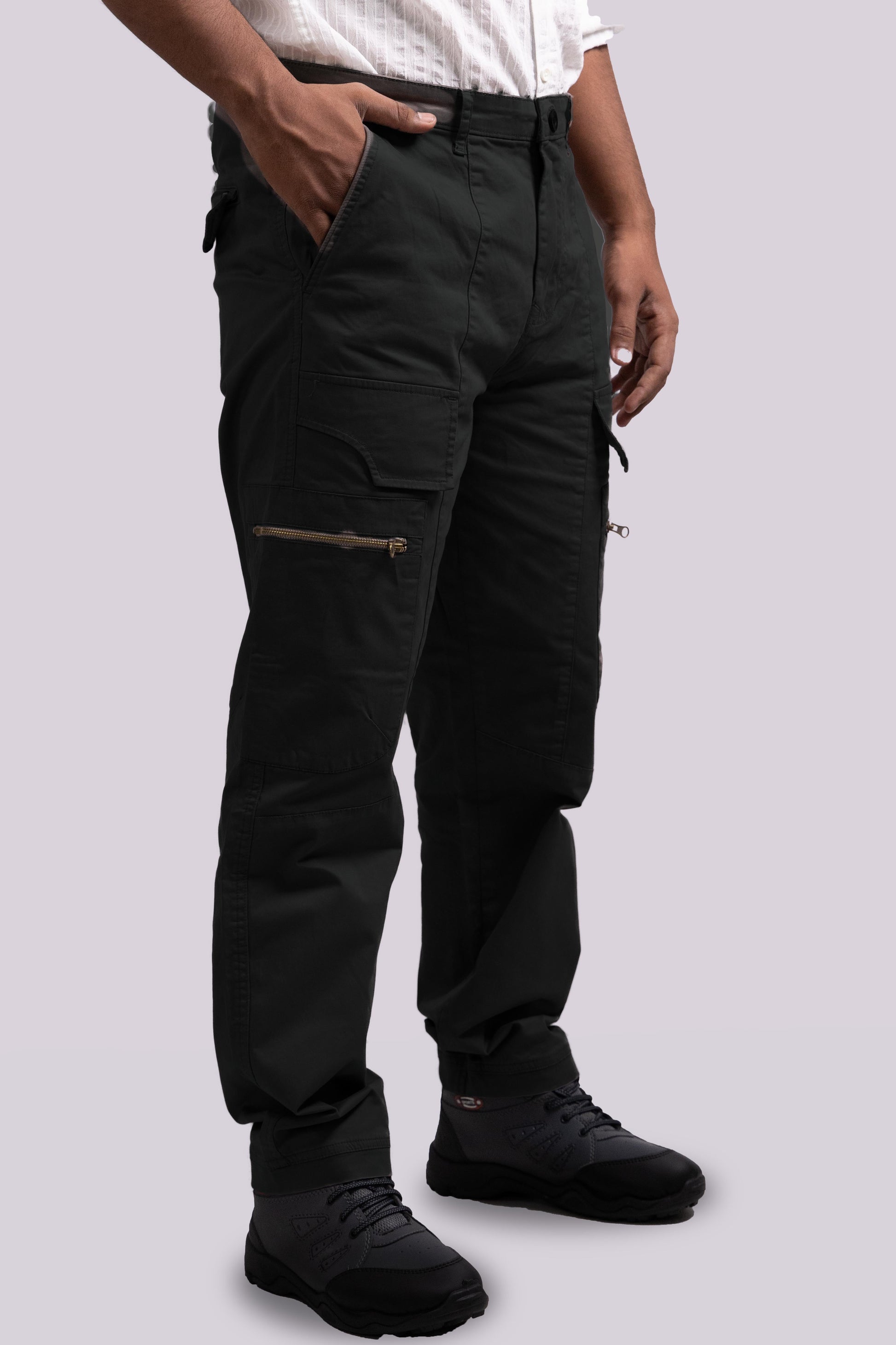 Stylish Black Cargo Pants for Men