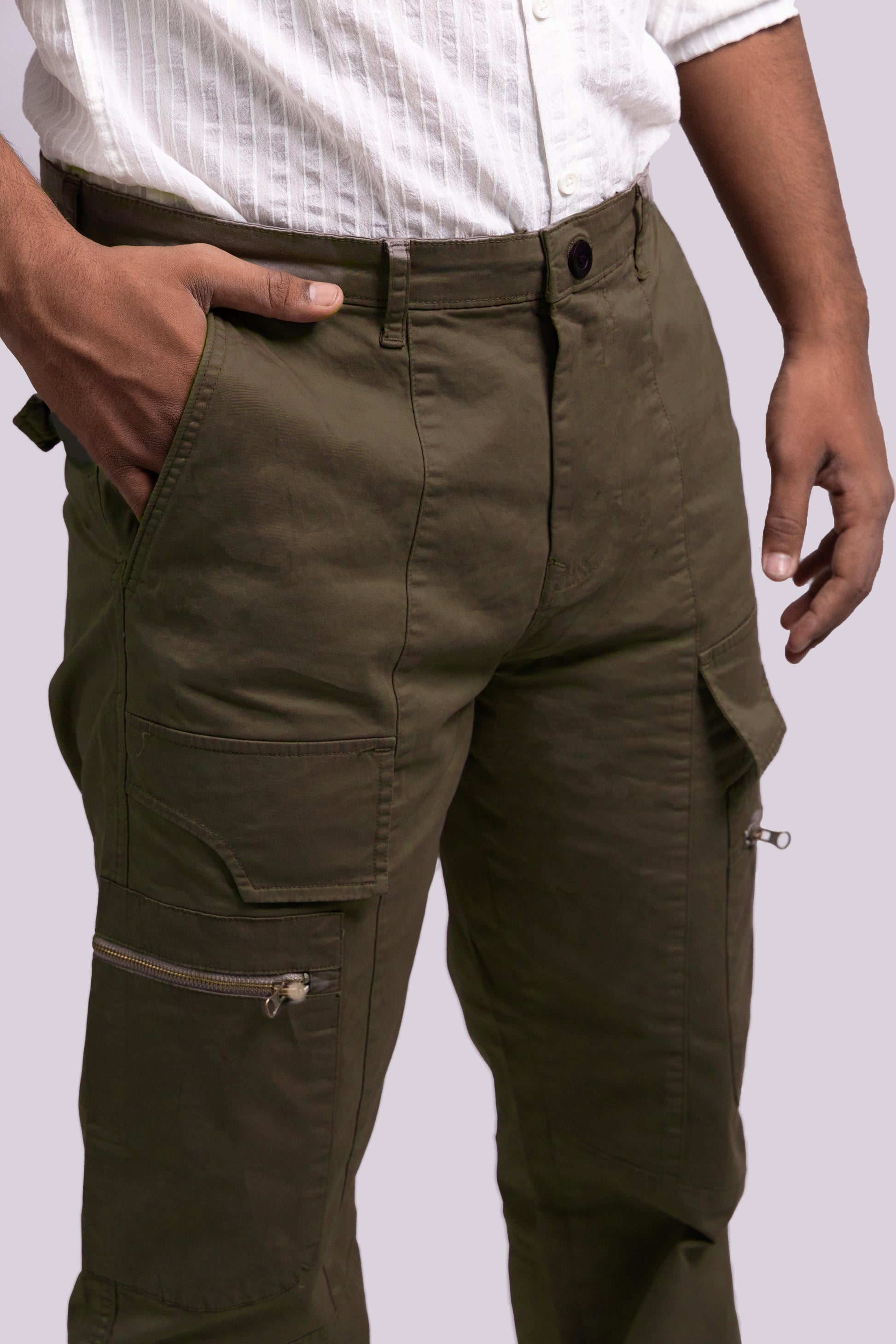Rugged Expedition Brown Cargo Pants