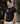 Classic Black Casual Polo T-Shirt with Contrast Collar