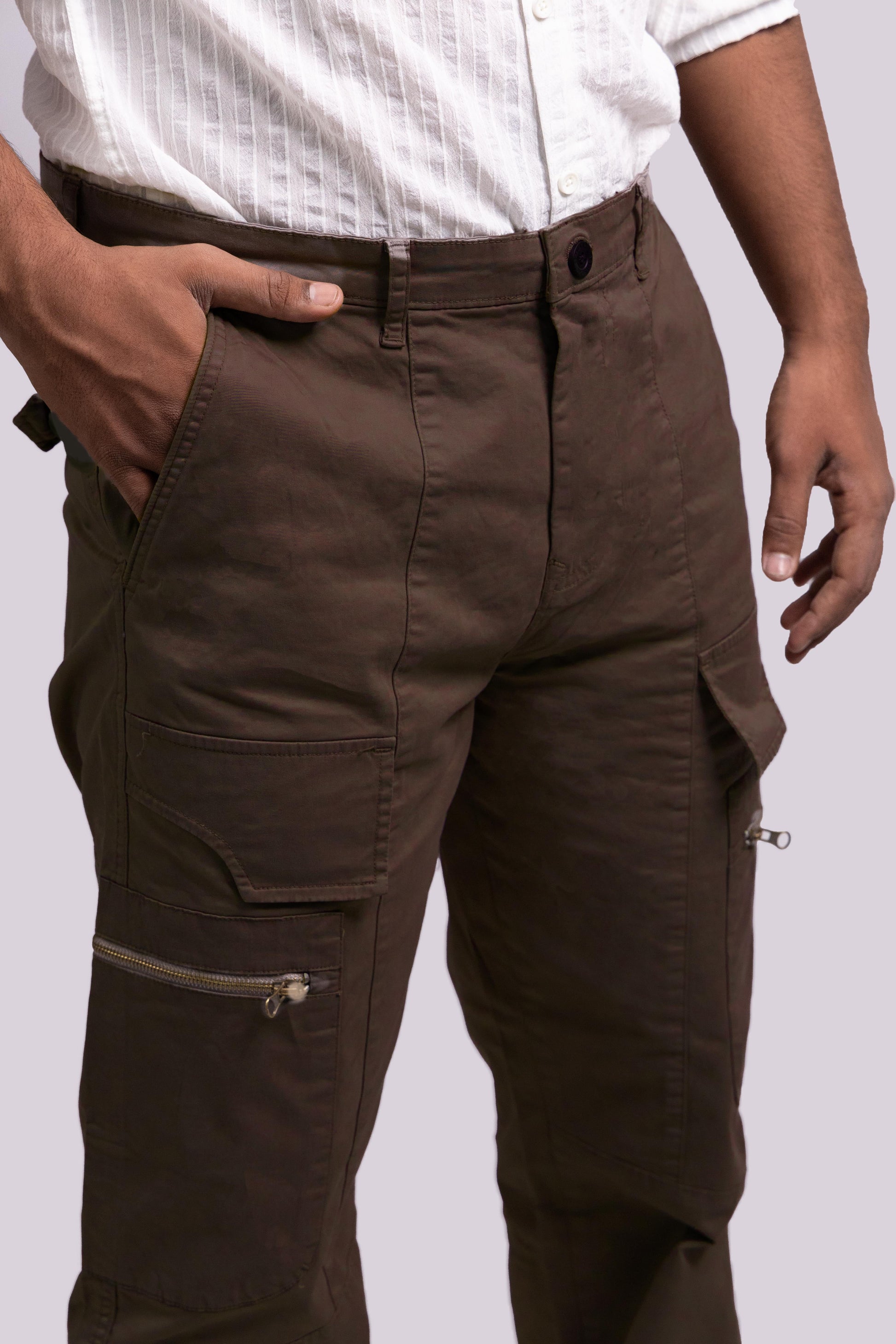 Dark Brown All-Season Cargo Pants