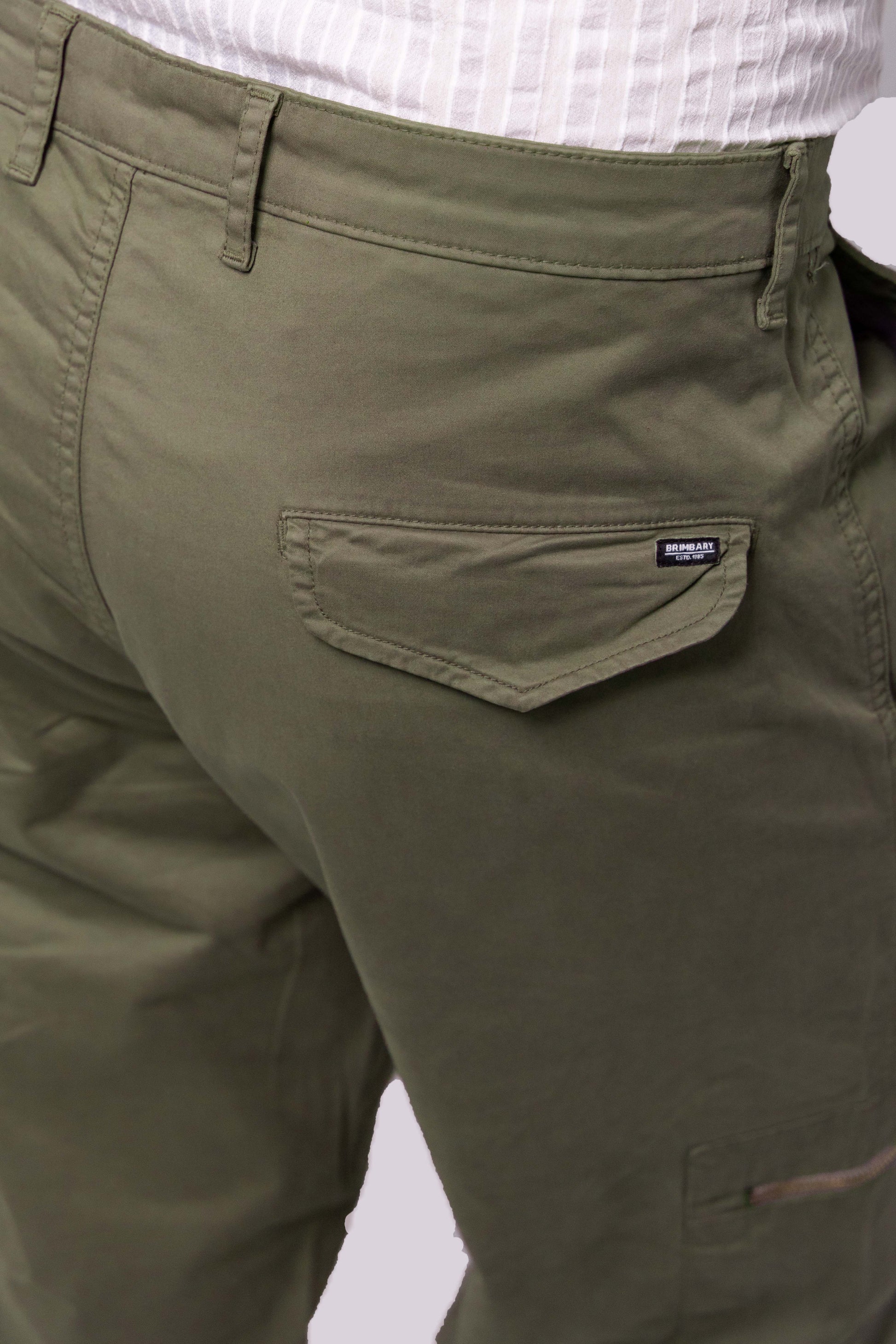 Light Olive Green Tactical Cargo Pants