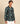 Abstract Print Viscose Tropical Teal - Black  Full Sleeve Shirt