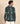 Abstract Print Viscose Tropical Teal - Black  Full Sleeve Shirt