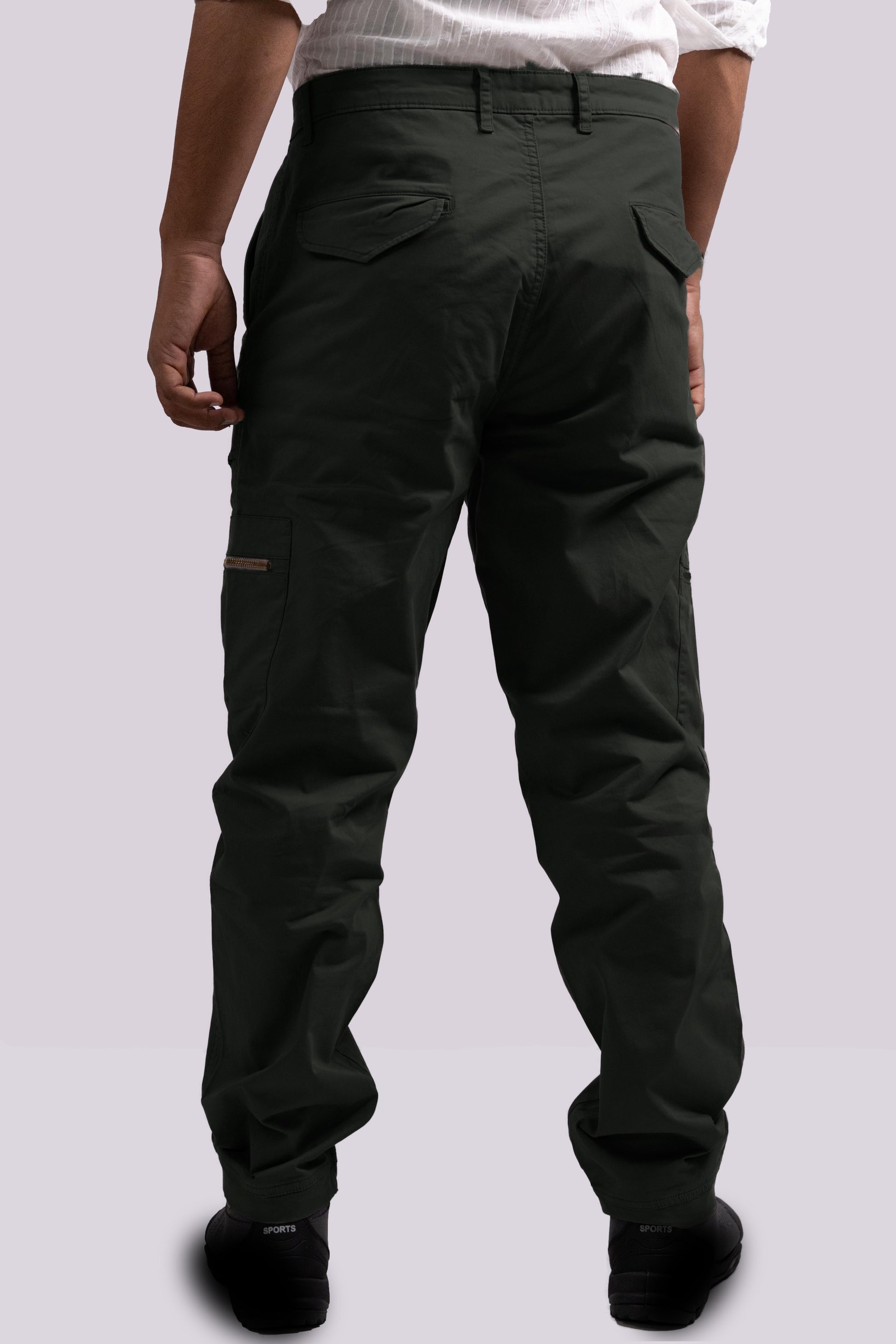 Convertible Olive Green Outdoor Cargo Pants