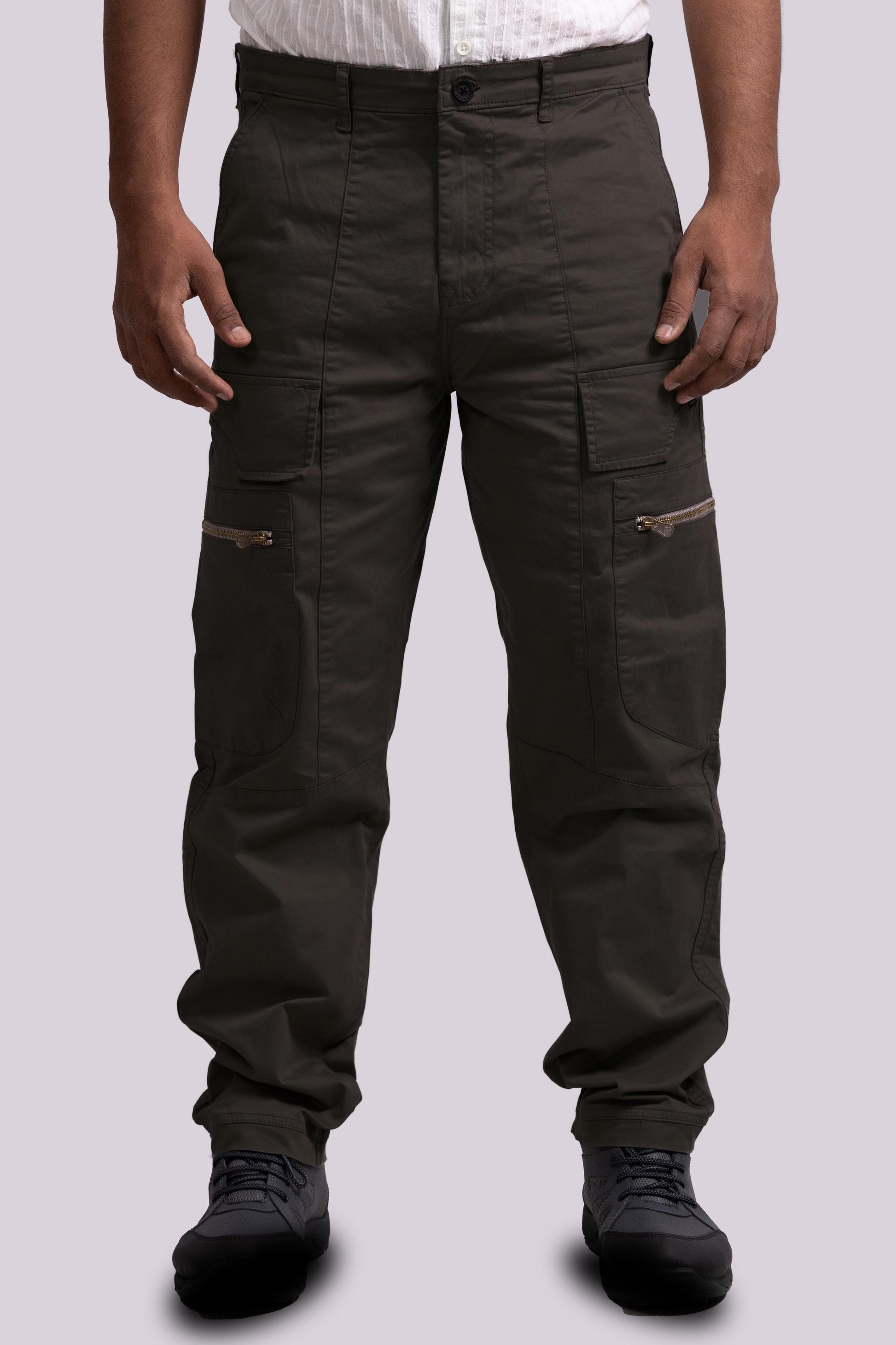 Light Black Urban Cargo Pants