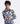 Indigo Abstract Print Casual Shirt