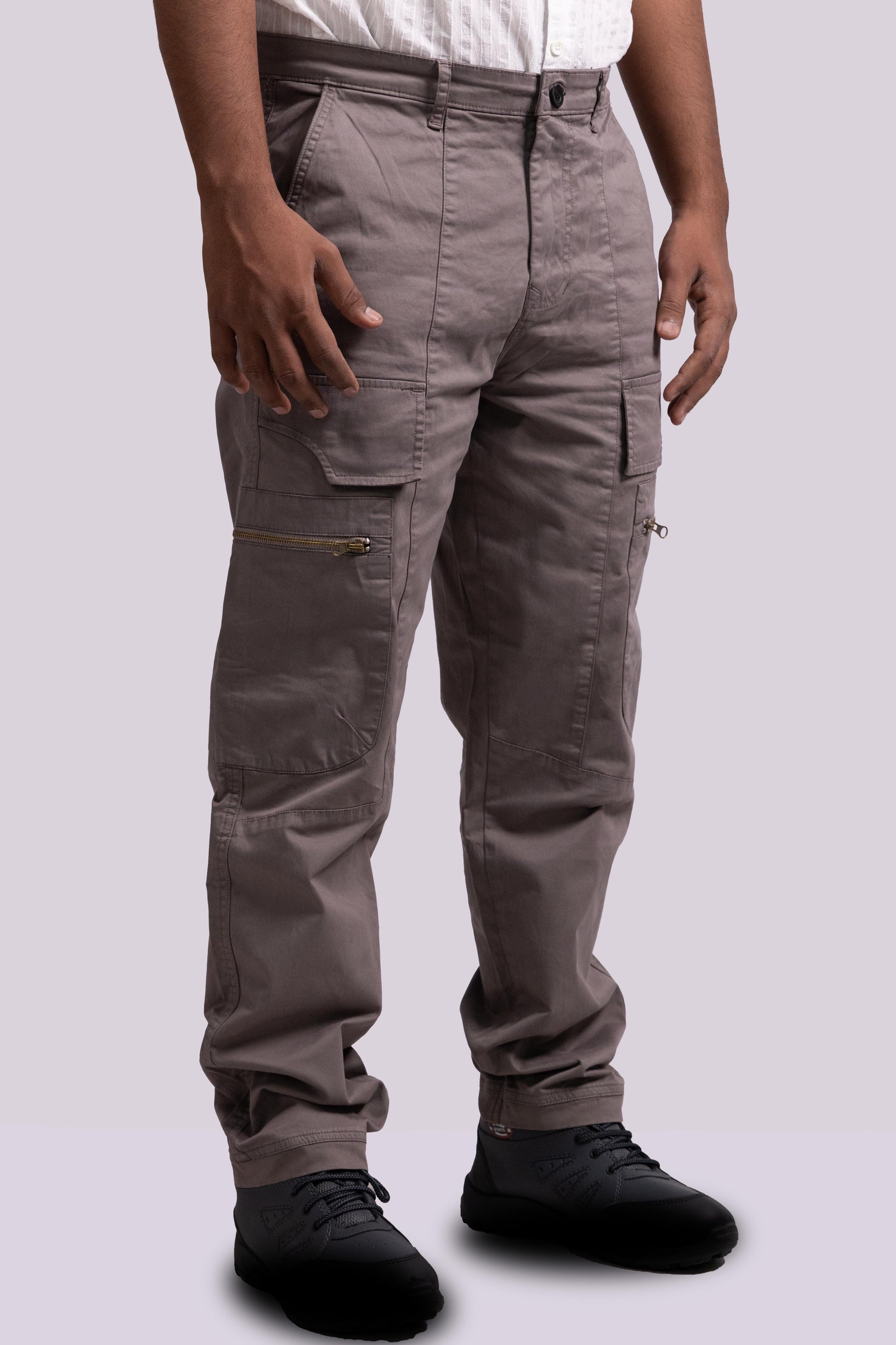 Premium Dark Grey Cargo Pants