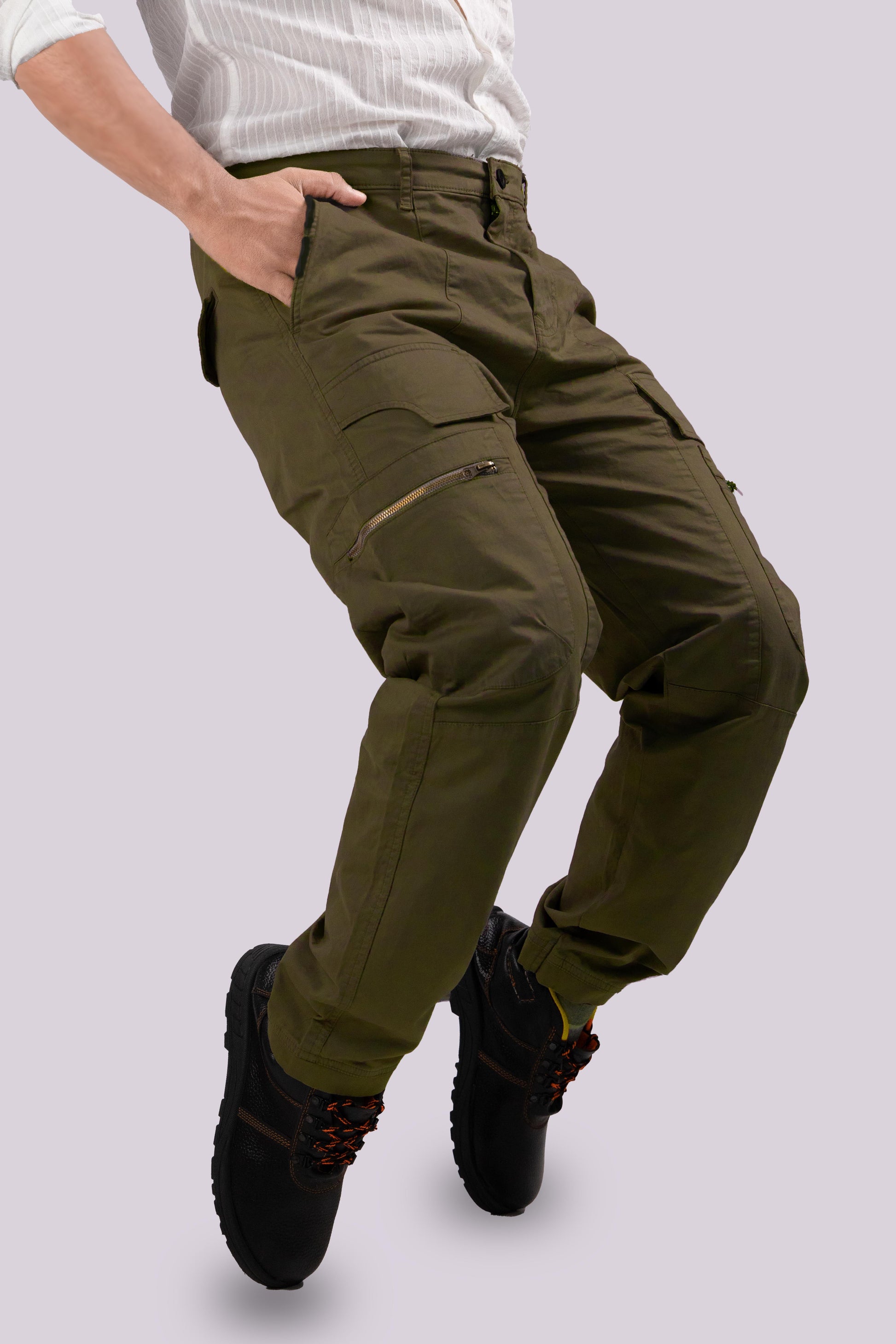 Rugged Expedition Brown Cargo Pants