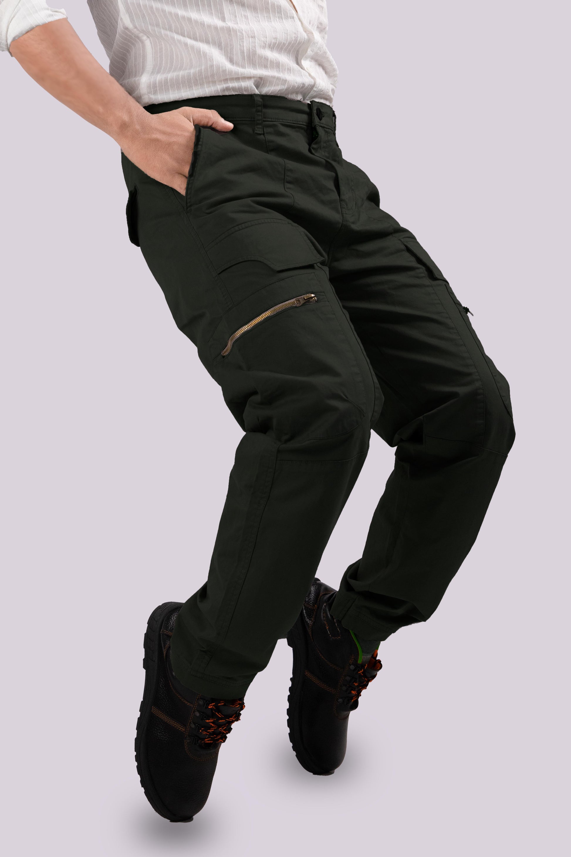 Convertible Olive Green Outdoor Cargo Pants