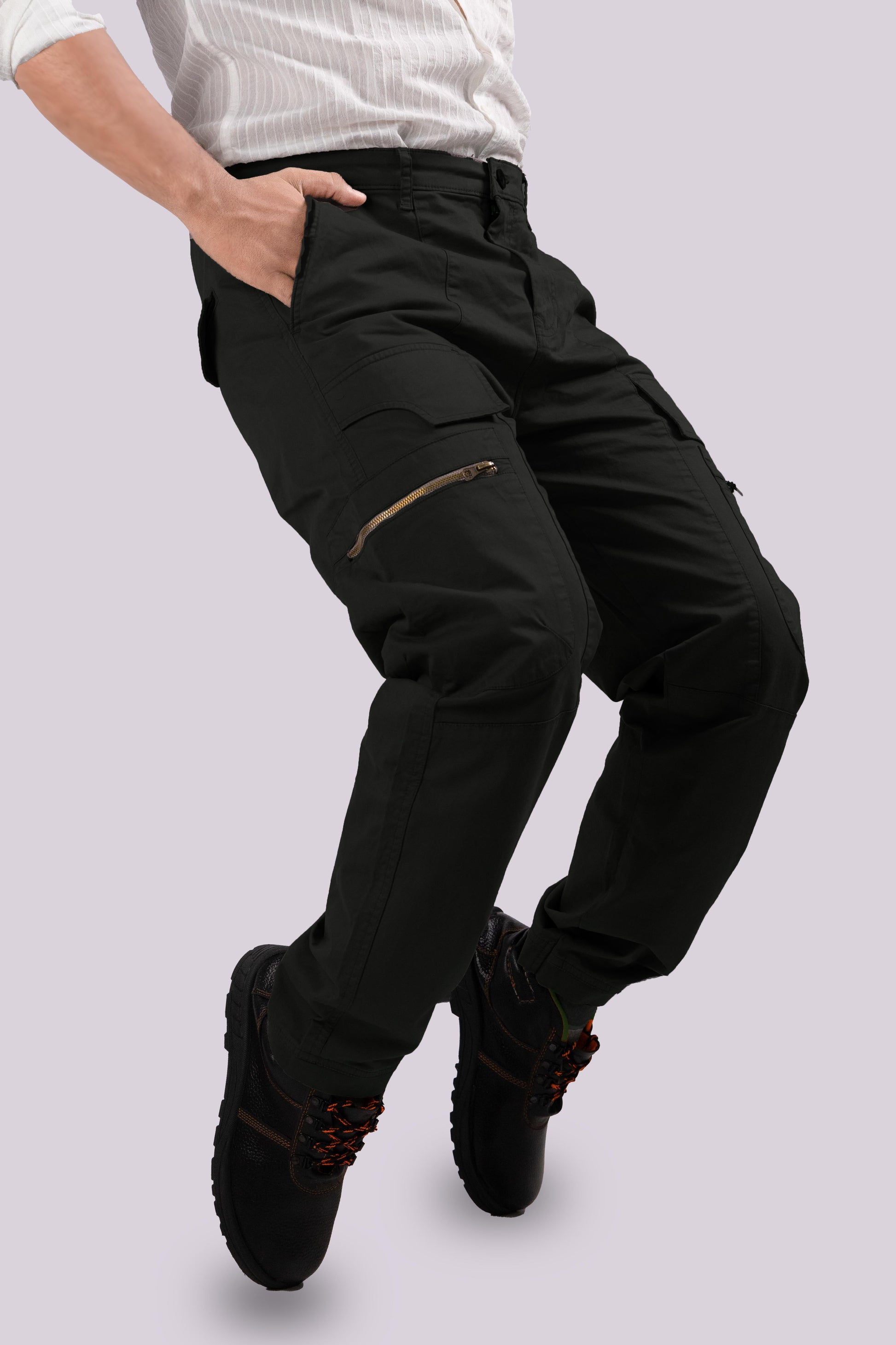 Stylish Black Cargo Pants for Men