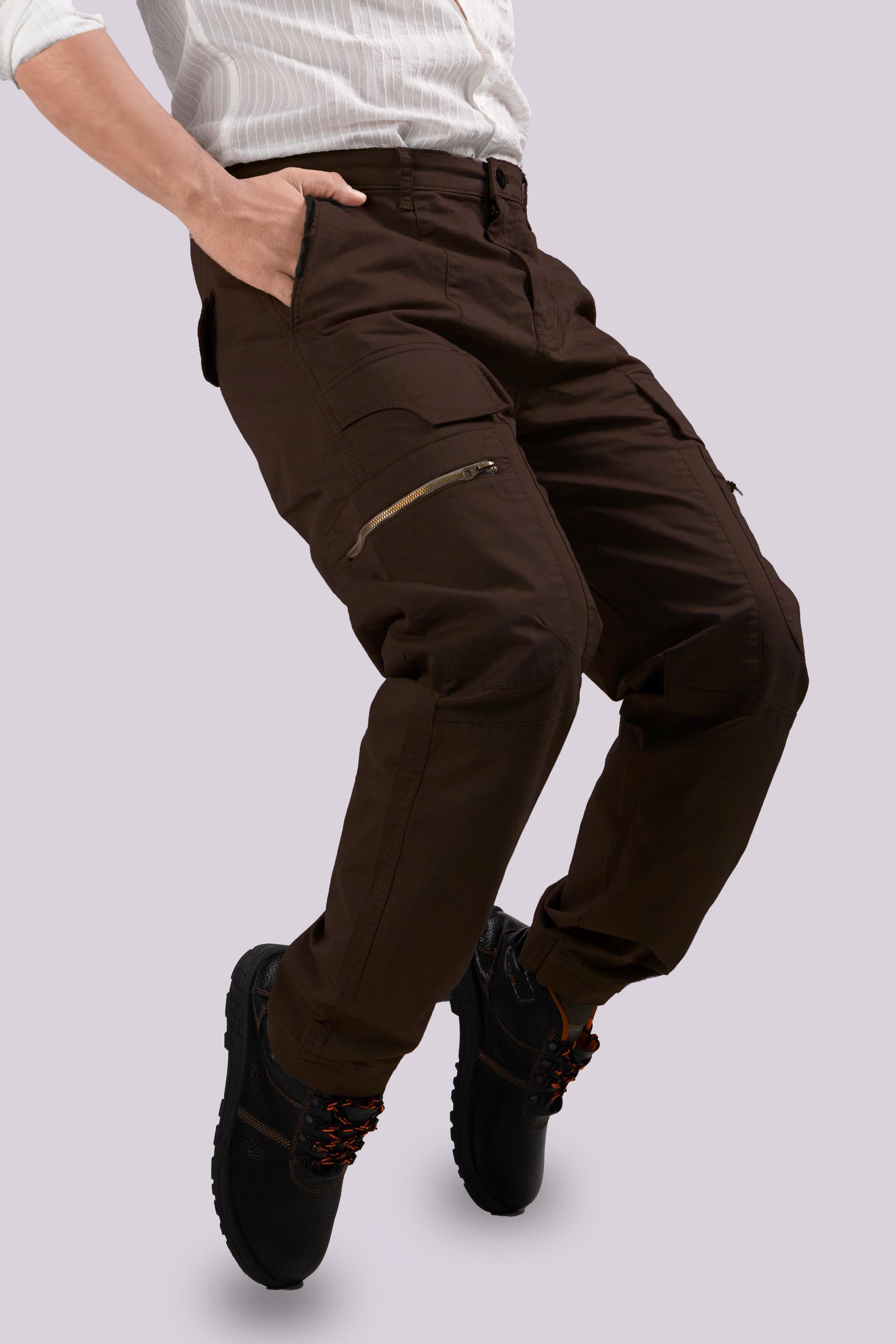 Dark Brown All-Season Cargo Pants