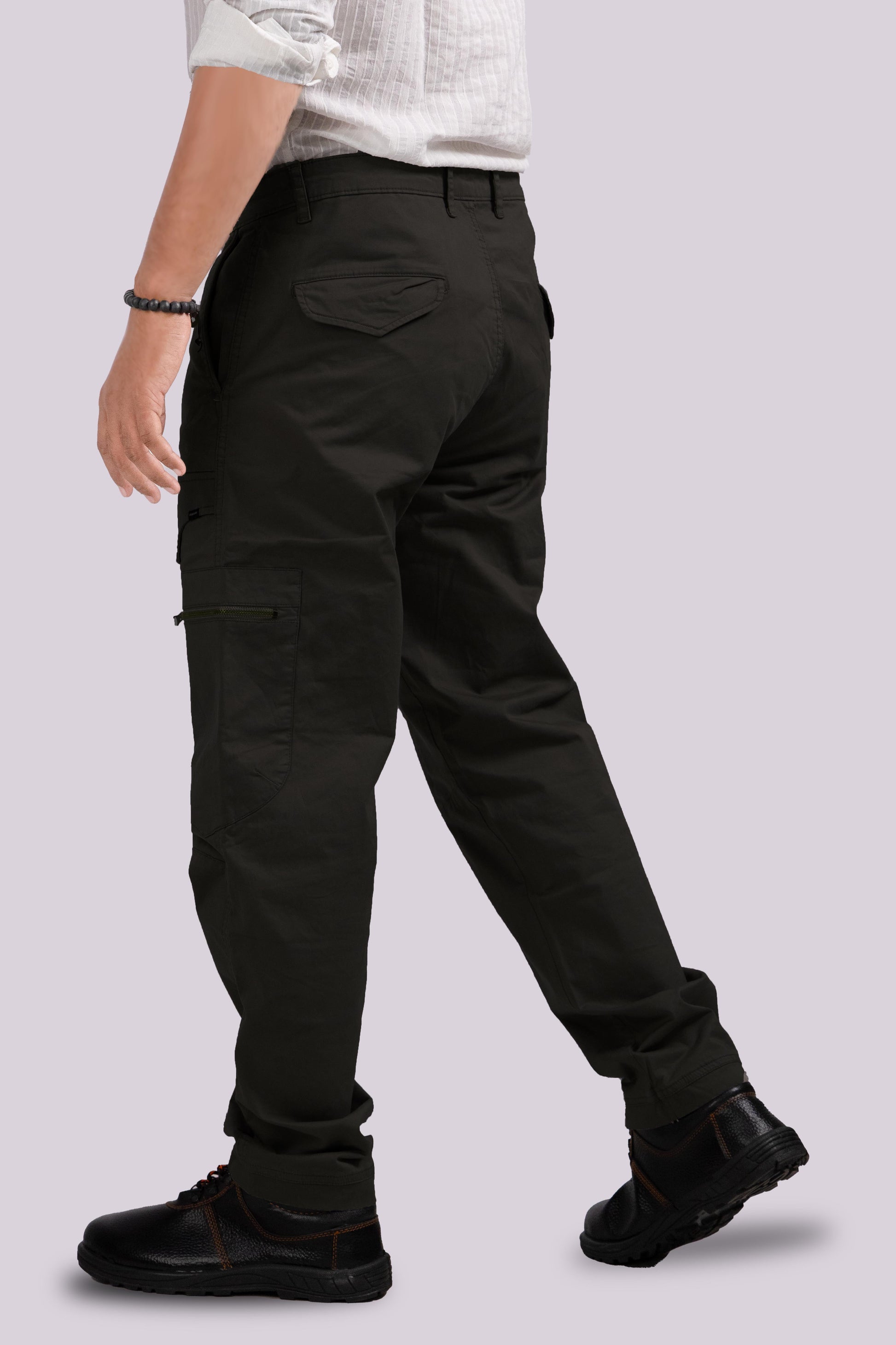 Light Black Urban Cargo Pants