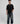 Black Motorcycle Print Oversized T-Shirt for Men