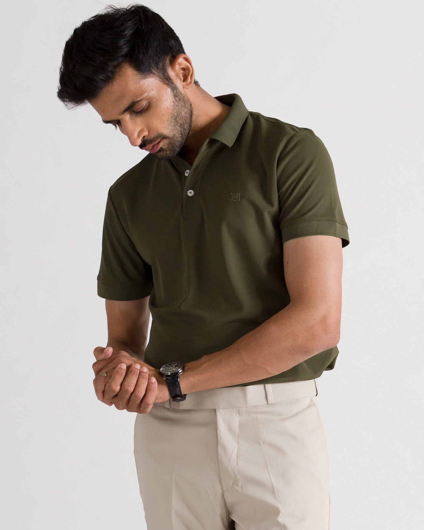 Olive Polo Look