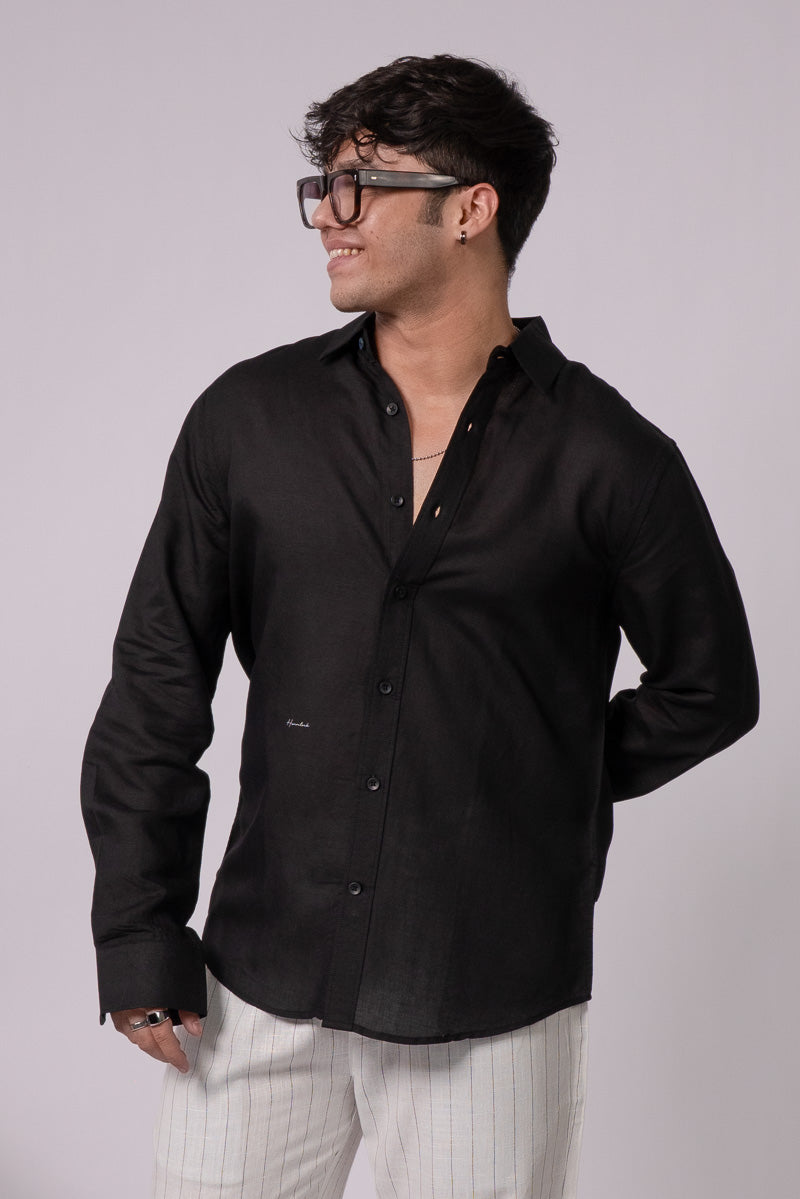 Noir Linen Shirt