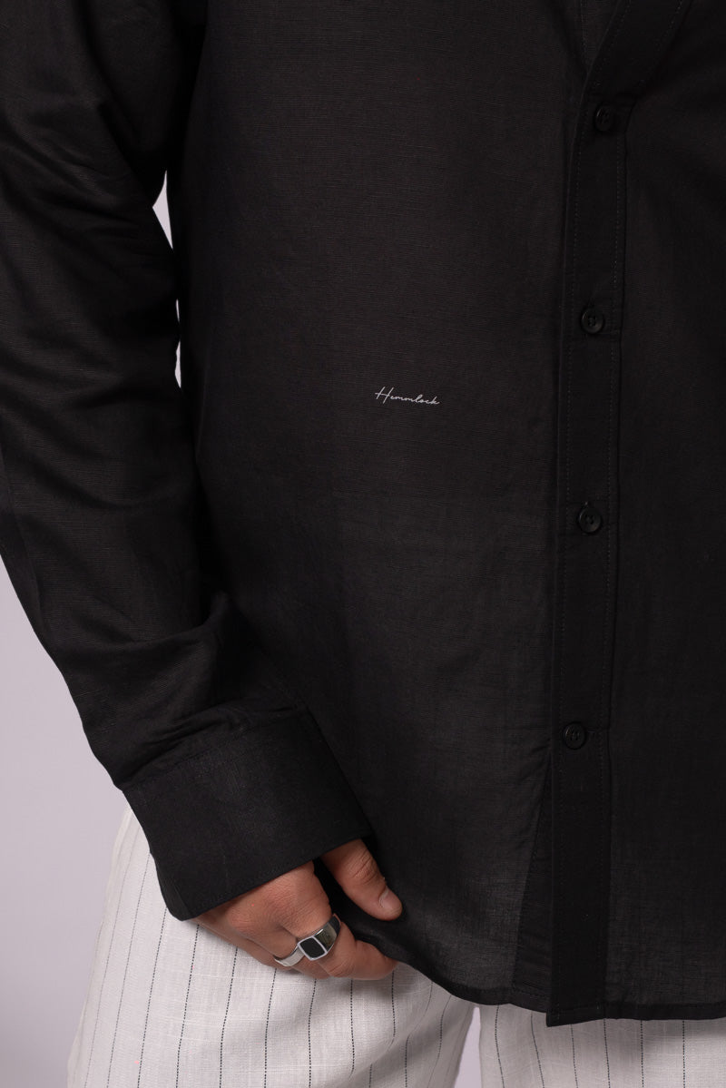 Noir Linen Shirt