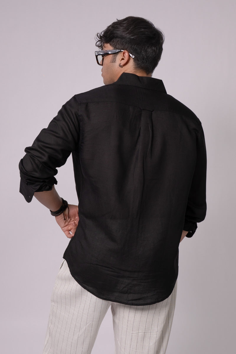Noir Linen Shirt