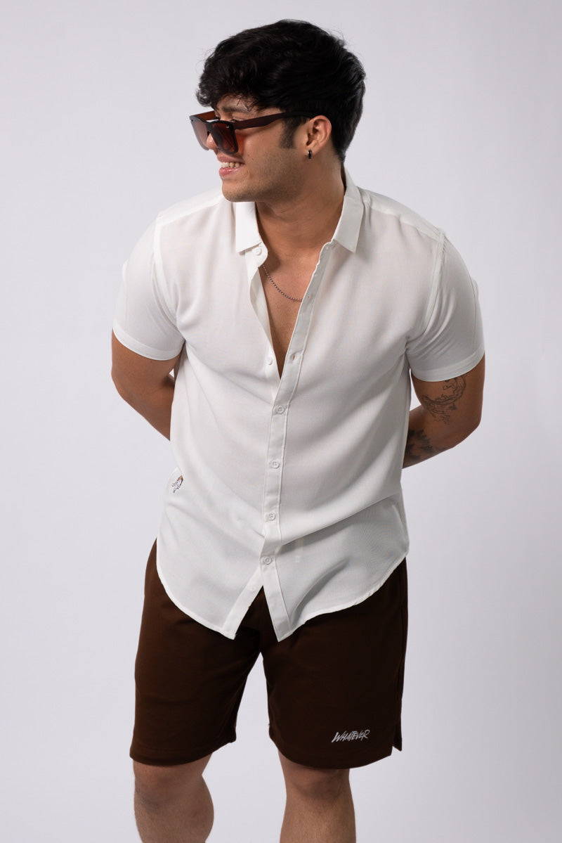 Cocoa Breeze:Solid Shirt