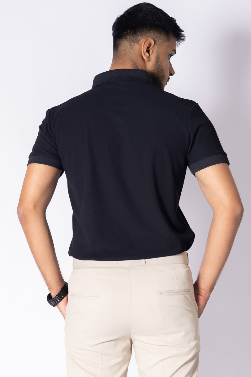 Classic Black Polo