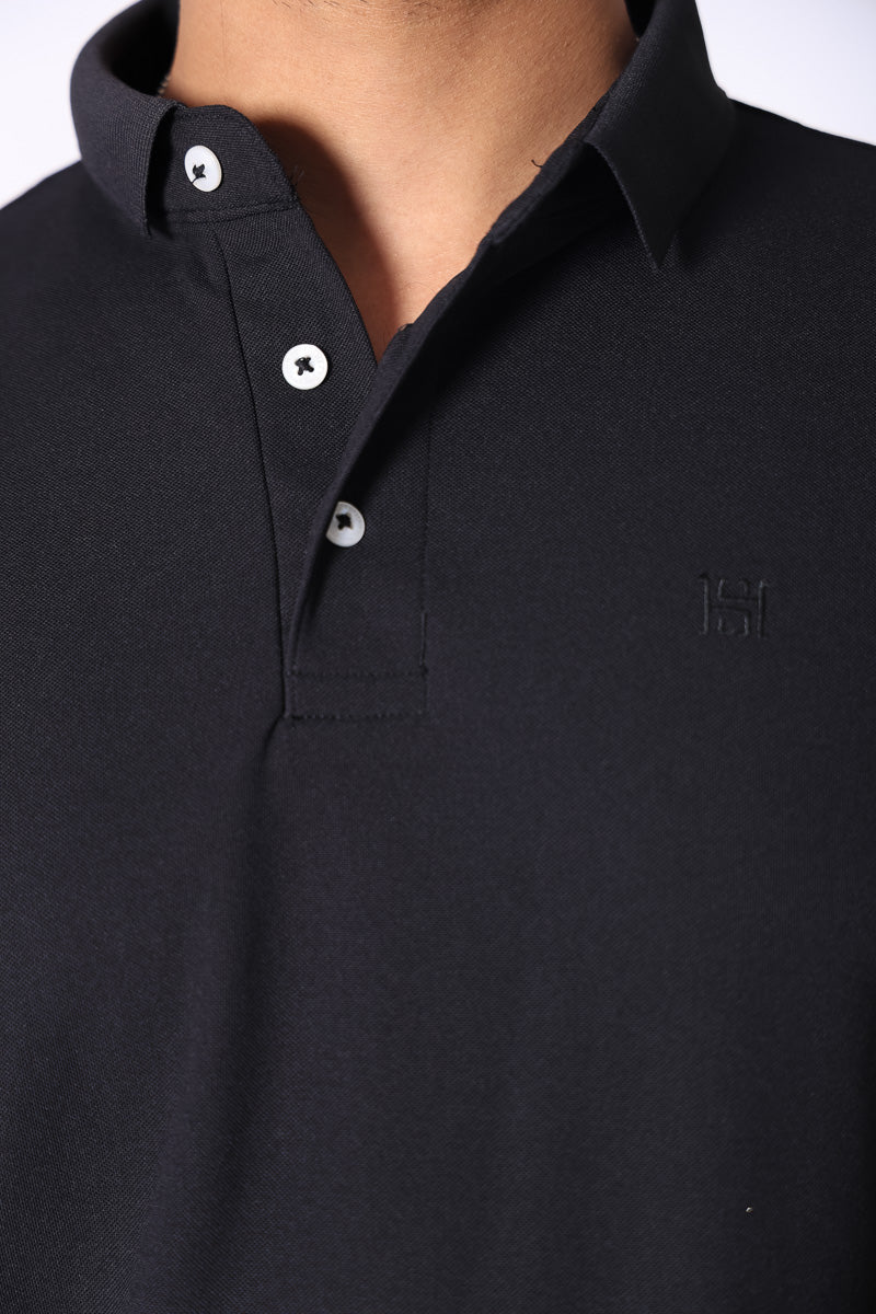 Classic Black Polo