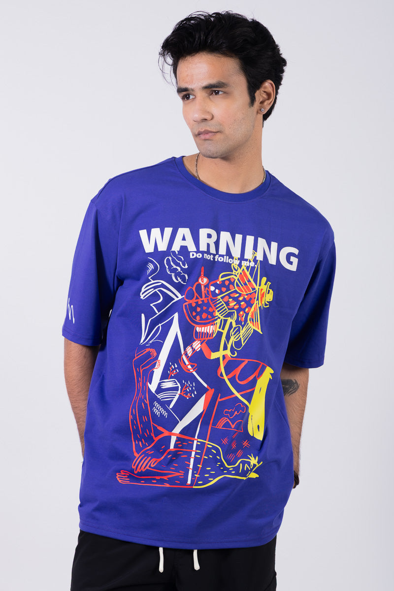 Violet Oversized Graphic T-shirt Unisex