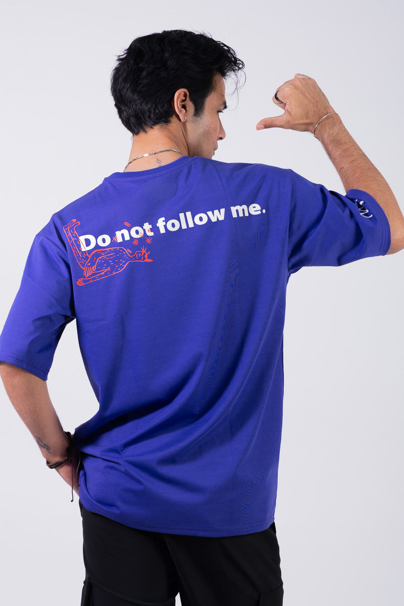 Violet Oversized Graphic T-shirt Unisex