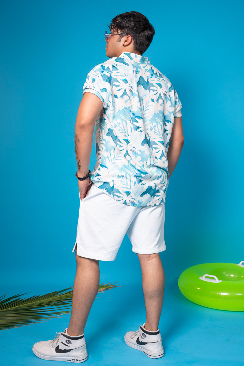 Ocean Breeze Leaf Shirt