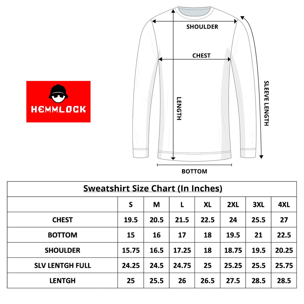 Size chart for White Viscose Blend  Sweatshirt