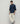 NAVY BLUE SOLID TWILL SHIRT