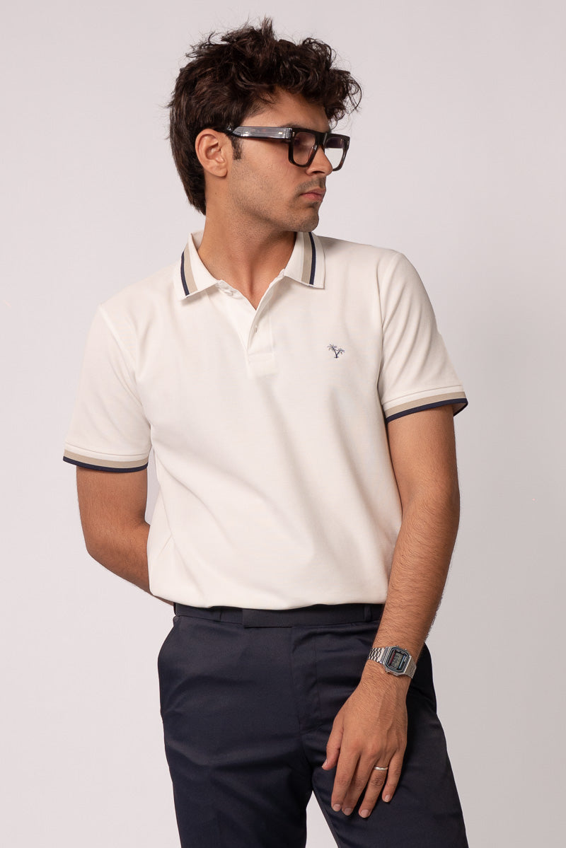 White Polo Look